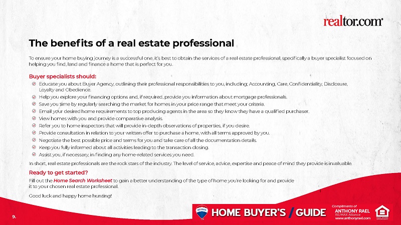 Home Buyer's Guide : Hiring a Expert Realtor Anthony Rael  : realtor.com