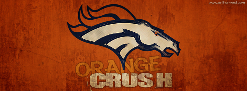 Love my Orange Crush Denver Broncos!!  facebook wall cover by anthonyrael