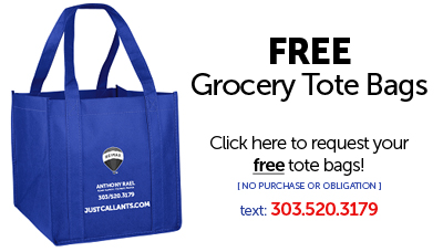 FREE Grocery Tote Bags - compliments of Denver Colorado REMAX Agent & Realtor, Anthony Rael