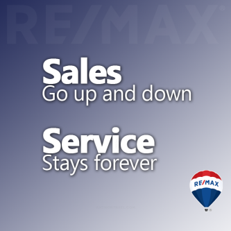 Real estate sales go up and down, but service stays forever - anthony rael remax denver colorado realtor