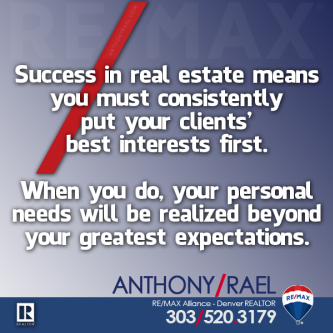 Success in real estate - anthony rael remax denver colorado real estate agent