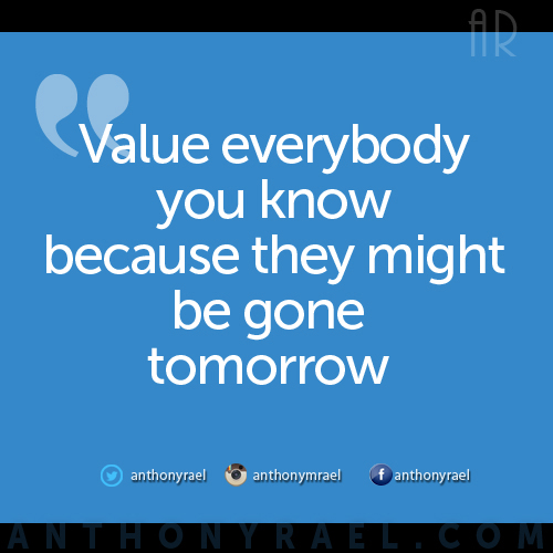 Value Everyoen You Know