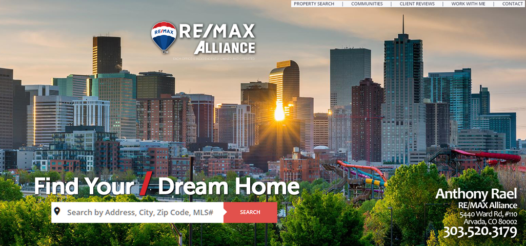 Find Your Dream Home with REMAX in Colorado : Denver Colorado Homes For Sale : Denver MLS Property Listings : #JustCallAnts : SearchHomesInDenver.com : Anthony Rael REMAX Alliance