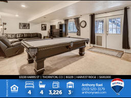 Thornton Single Family Home for Sale : 10138 Harris St Thornton CO 80229 in Harvest Ridge : RE/MAX Thornton Colorado Real Estate Agents