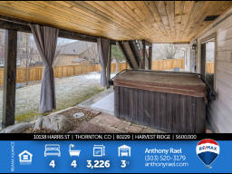 Thornton Single Family Home for Sale : 10138 Harris St Thornton CO 80229 in Harvest Ridge : RE/MAX Thornton Colorado Real Estate Agents