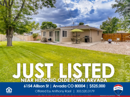 6154 Allison St Arvada CO 80004 : Mid-Century Modern Home near Historic Olde Town Arvada