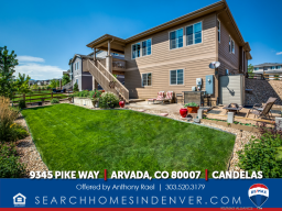 9345 Pike Way Arvada CO 80007 Sprawling Ranch Home with Walkout Basement & Mountain Views in Candelas