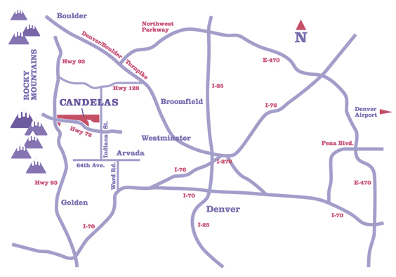 Candelas in Arvada Colorado is the place to be. There are 13.5 miles of trails that wind through the community connecting the various parks, amenities and 193 acres of on-site open space